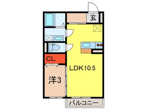 ディアコ－ト一富士の物件間取画像